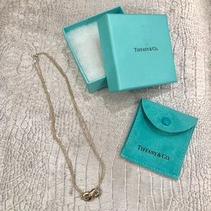 TIFFANY & CO Sterling Silver Infinity Necklace